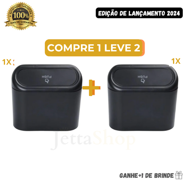 (COMPRE 1 LEVE 2) Kit Porta Resíduos Automotivo - BagJettaCar™ [ESPECIAL BLACK FRIDAY]