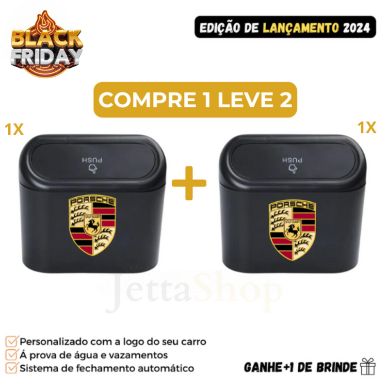 (COMPRE 1 LEVE 2) Kit Porta Resíduos Automotivo - BagJettaCar™ [ESPECIAL BLACK FRIDAY]