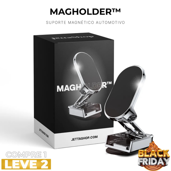 (PAGUE 1 LEVE 2) Magholder Jetta™ - Suporte magnético para celular automotivo [ESPECIAL BLACK FRIDAY]