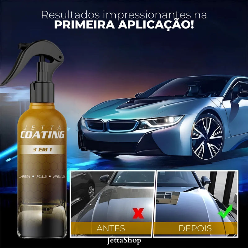 Spray de Renovação Cerâmica e Impermeabilizante 3 em 1 - Jetta Coating™ {ESTOQUE LIMITADO}